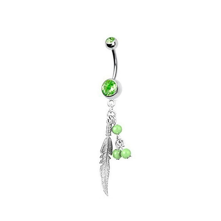 Circular barbell shop belly button rings