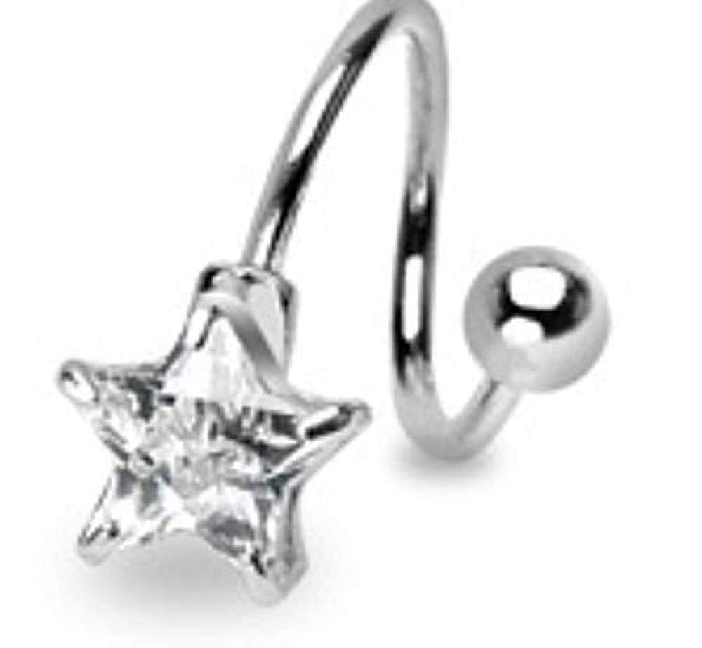 Unisex Multifunctional 16 Gauge 316L Surgical Steel Piercing In Twisted Spiral - Foto 9