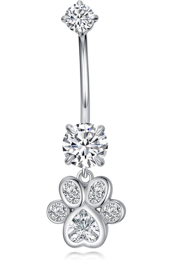 Belly Button Rings 925 Sterling Silver Belly Piercing Jewelry Hypoallergenic Navel Rings Gifts for Women