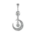 Belly Button Rings Dangle For Women Steel Navel Rings Body Piercing