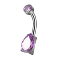 thumbnail image 1 of Belly Button Rings Trendy Gifts Titanium 1.6mm Belly Piercing Hoop for Girls, 1 of 8