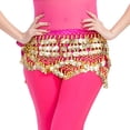 thumbnail image 1 of Belly Dance Belt Wrap Scarf Skirt Waistband With 320 Coins Sequins Scarf, 1 of 2