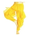 thumbnail image 1 of Belly Dance Costume Chiffon Harem Pants Halloween Lantern Pants With Gold Trim Women Dancing Performance Pants, 1 of 6