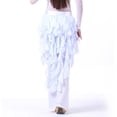thumbnail image 1 of Belly Dance Hip Scarf Egypt Style Belt Skirt Latin Dance Tassel Wave Skirt for Outfit,1,1,1,One Size,White, 1 of 6