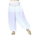 thumbnail image 1 of Belly Dance Pant Women's Pants Belly Dancing Tribal Costume Shinny Bloomers Trousers, 1 of 2