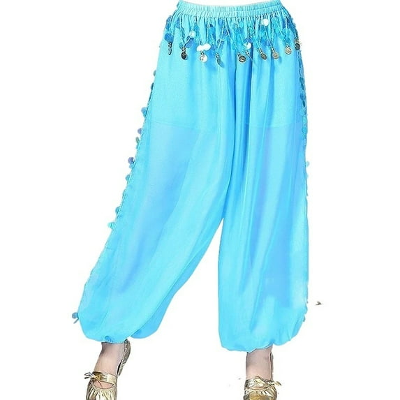 Belly Dance Pant Women's Pants Belly Dancing Tribal Costume Shinny Bloomers Trousers