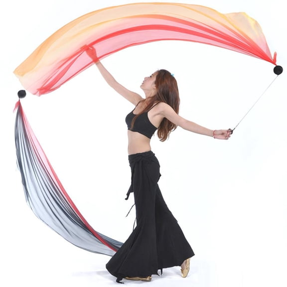 Belly Dance Poi Thrown Balls With Adjustable Balls Chain To Increase The Scene Atmosphere And Improve The Visual Effect