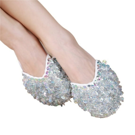 Belly Dance Shoes Foot Protection Half Foot Cover Ballet Gymnastics Practice Vertical Piece Half Soft Dance Shoes
