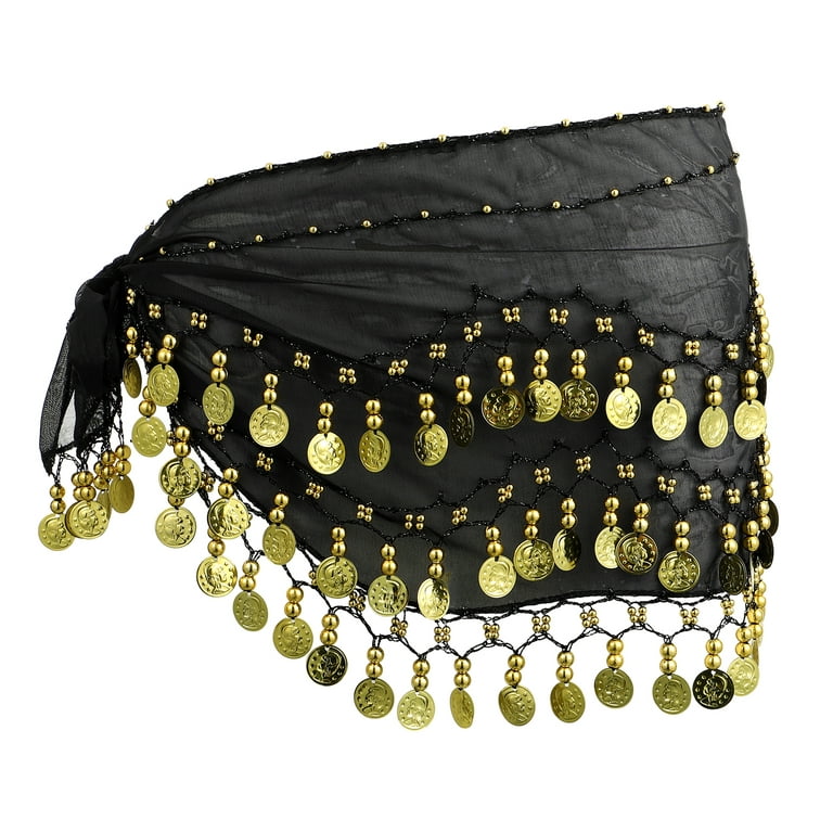 Belly Dance Skirt Hip Scarf Dancing Pirate Dancer Costume Chain Belt Coin  Outfit Arabic Dress Pants Scarfs Waist Teller 