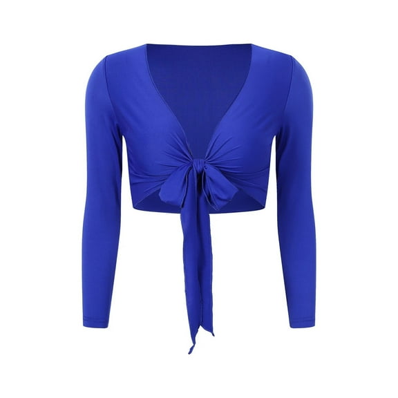 Belly Dance Tops Costume Wrap Shawl Wraps Cropped Tops Solid Color Bolero Tops Cardigan