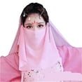 thumbnail image 1 of Belly Dance Veil Mask Stage Veil Dance Classical Dance Veil Performance Accessories Female, 1 of 6