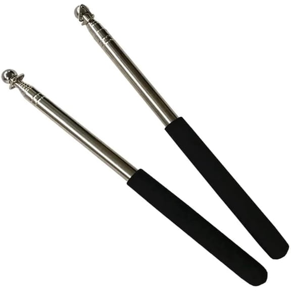 Belly Dance isis Wings Sticks Portable Telescopic Stainless Steel Sticks
