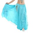 thumbnail image 1 of Belly Dancing Side Pulling Long Satin Skirt Lady Belly Dance Skirts Women Belly Dance Skirt Professional 96cm, 1 of 6