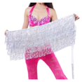 thumbnail image 1 of Belly Skirt Sequins Decor Sequins Tassel Skirts Shiny Viscose Belly Dance Hip Scarf for Belly Dance, 1 of 6