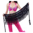 thumbnail image 1 of Belly Skirt Sequins Decor Sequins Tassel Skirts Shiny Viscose Belly Dance Hip Scarf for Belly Dance, 1 of 6