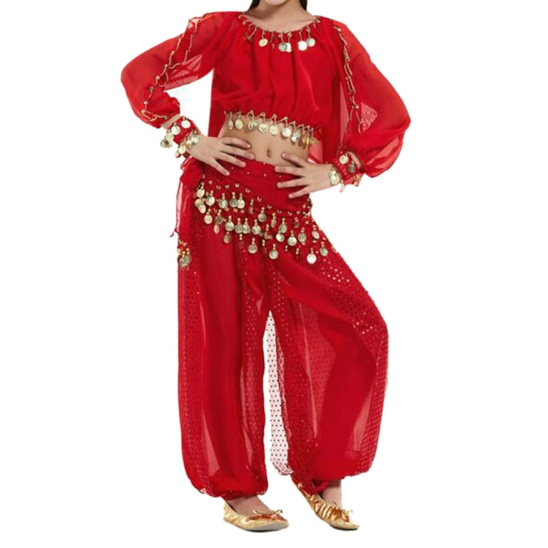 BellyLady Kid Tribal Belly Dance Costume, Harem Pants & Top For