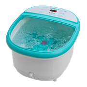 Belmint Shiatsu Rollers Foot Spa Bath Massager with Heat and Bubbles