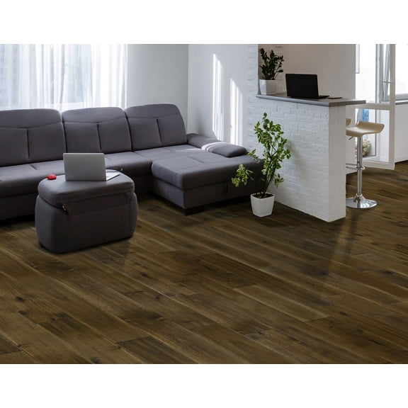 Belmond Acacia 5/8" (0.63") Thick x 4 1/3" (4.3")Width x Varying Length Solid Hardwood Flooring 24.26 sq ft