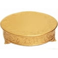 thumbnail image 1 of Belmont 18 Inch Matte Gold Round Wedding Cake Stand Plateau-, 1 of 2