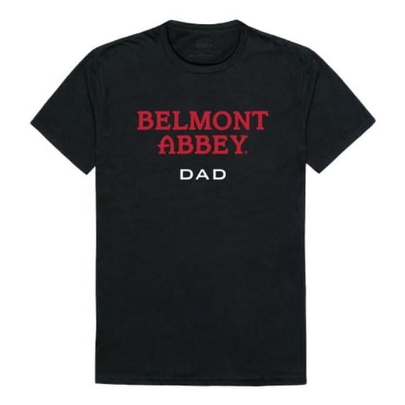 Belmont Abbey College Crusaders College Dad T-Shirt, Black - Small