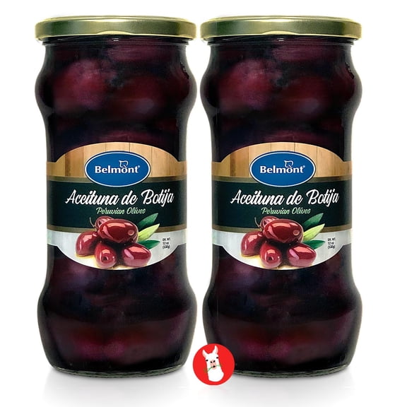 Belmont Aceitunas de Botija Peru | Peruvian Olives 2 Pack (Kit)
