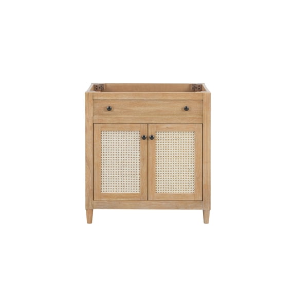 Belmont Home 30'' Cane Paneled Bathroom Vanity Base