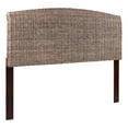thumbnail image 1 of Belmont Home Cardiff Coastal Rattan/Wood King Headboard in Gray, 1 of 11