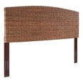 thumbnail image 1 of Belmont Home Estern 78.5" Banana Leaf Panel Headboard in Honey/Dark Brown, 1 of 11