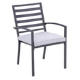 thumbnail image 1 of Belmont Home San Marino Ladder-Back Outdoor Dining Chairs in Black (Set of 2), 1 of 18