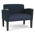 thumbnail image 1 of Belmont Lounge Reception Bariatric Chair / Black Steel Legs / Blue / Dark Blue, 1 of 5