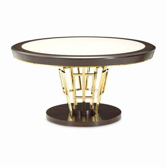 Belmont Place 60" Round Dining Table - Espresso