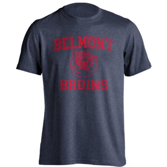 Belmont University Bruins BU Distressed Retro Short Sleeve T-Shirt