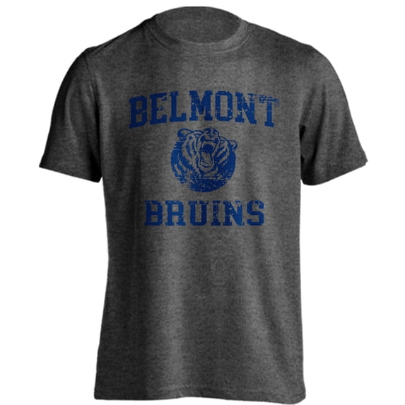 Belmont University Bruins BU Distressed Retro Short Sleeve T-Shirt