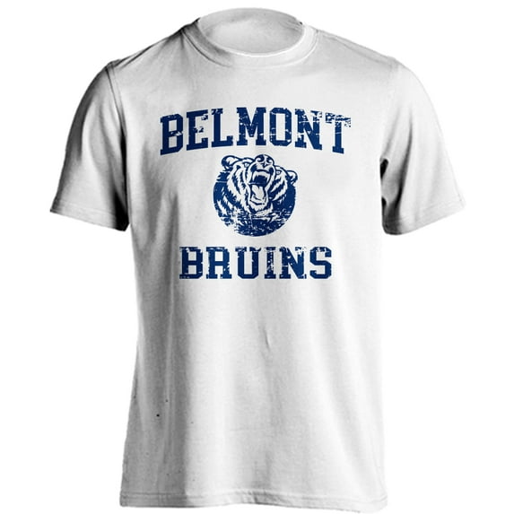 Belmont University Bruins BU Distressed Retro Short Sleeve T-Shirt