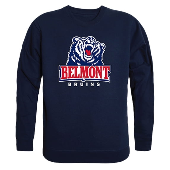 Belmont University Bruins College Crewneck Sweatshirt - Navy, Small