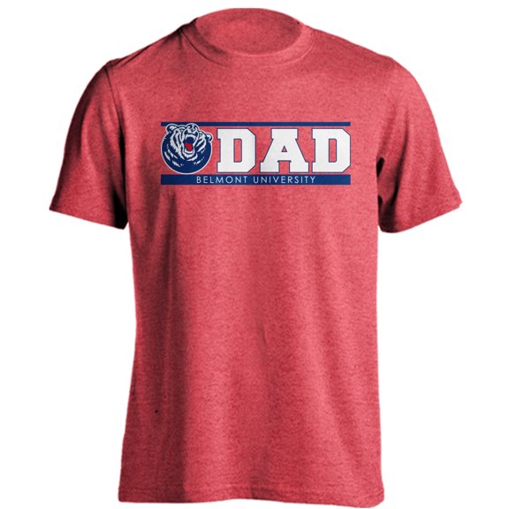 Belmont University Bruins Dad Proud Parent Short Sleeve T-Shirt