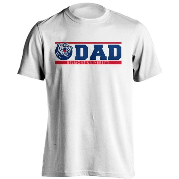 Belmont University Bruins Dad Proud Parent Short Sleeve T-Shirt