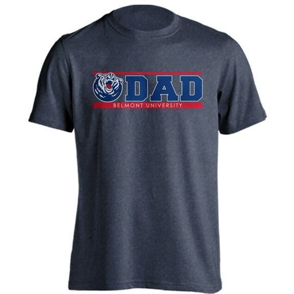 Belmont University Bruins Dad Proud Parent Short Sleeve T-Shirt