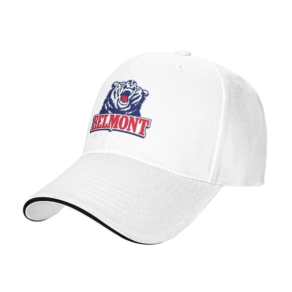Belmont University Casual Sandwich Baseball Cap Adjustable For Men For Women