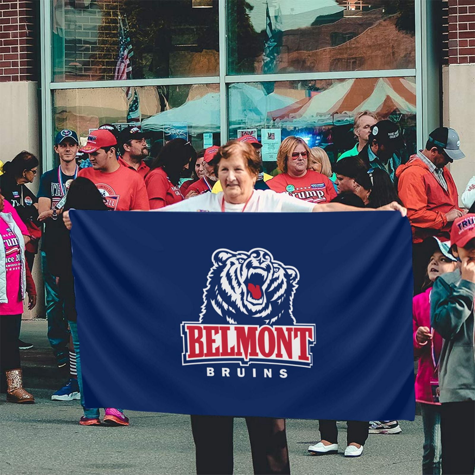 Belmont Bruins House Flag - 30x40 Inch Officially Licensed College Banner