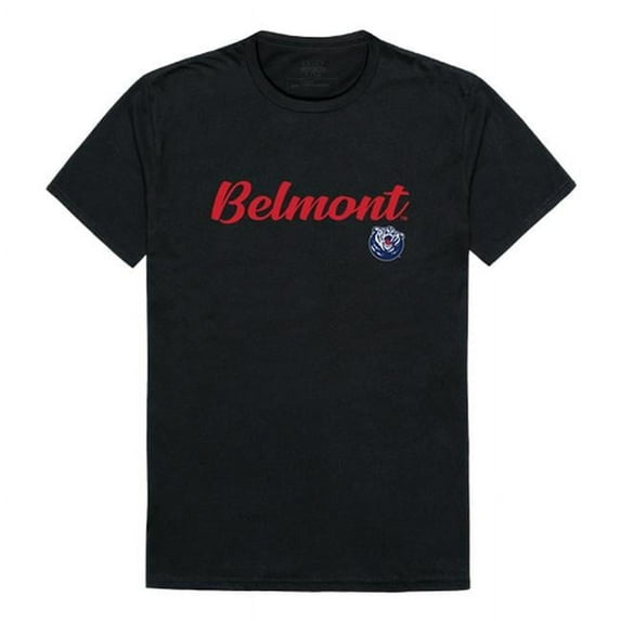 Belmont University Mens Script T-Shirt, Black - 2XL