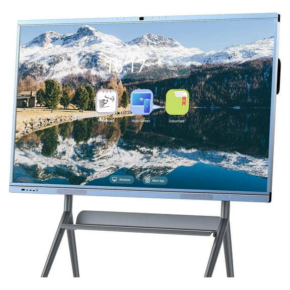 Belnet 65 inch Interactive Whiteboard Touch Screen Mirroring Reverse Control IR Wireless Smart TVs for Digital Signage, School & Office