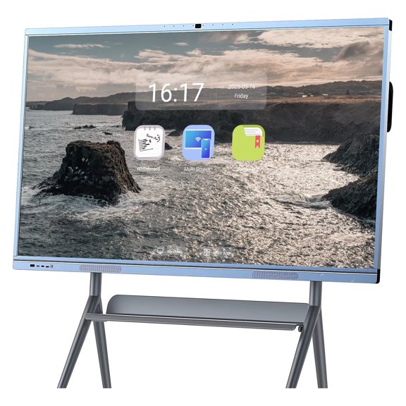Belnet 65 inch Smartboard Electronic Whiteboard Reverse Control IR Rotatable 4K Monitor Wireless Smart TVs for Digital Signage, School & Office