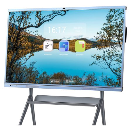 Belnet 65 inch Smartboard Touch Screen Mirroring Reverse Control IR Rotatable 4K Monitor Wireless Smart TVs for Digital Signage, School & Office