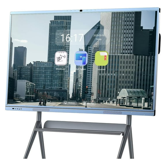 Belnet 65inch Smart Board Reverse Control IR Rotatable 4K Monitor Wireless Smart TVs for Digital Signage, School & Office