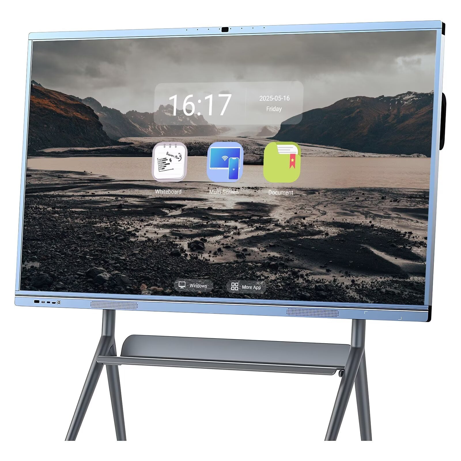 Belnet 65inch Smartboard Reverse Control IR Rotatable 4K Monitor Wireless Smart TVs for Digital Signage, School & Office