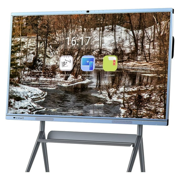 Belnet Smart Board 65''Touch Screen Mirroring Reverse Control IR Wireless Smart TVs for Digital Signage, School & Office