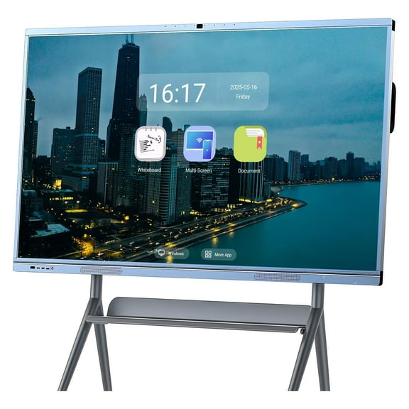 Belnet Smart Board 65 inch Interactive Whiteboard Reverse Control IR Rotatable 4K Monitor Wireless Smart TVs for Digital Signage, School & Office