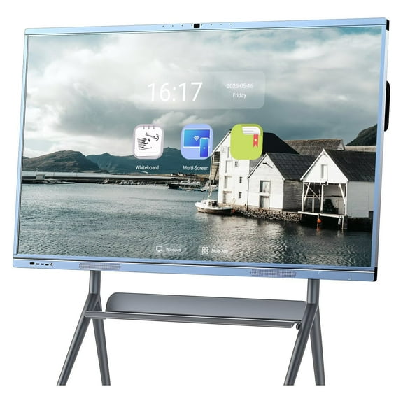 Belnet Smart Board 65inch Reverse Control IR Rotatable 4K Monitor Wireless Smart TVs for Digital Signage, School & Office