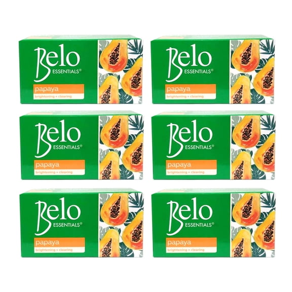 Belo Essentials Cleansing Soap Bar Gentle Exfoliating Soap Smooth Texture Glow Enhancing Radiance Skincare Bar - 135g